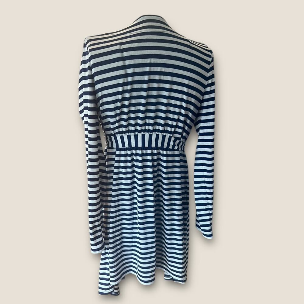 Striped Maternity Robe - Picture 2 of 4